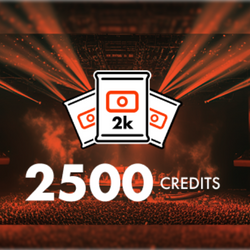 With 2,500 credits, that’s enough for your tracks to reach up to 250,000 SoundCloud accounts!